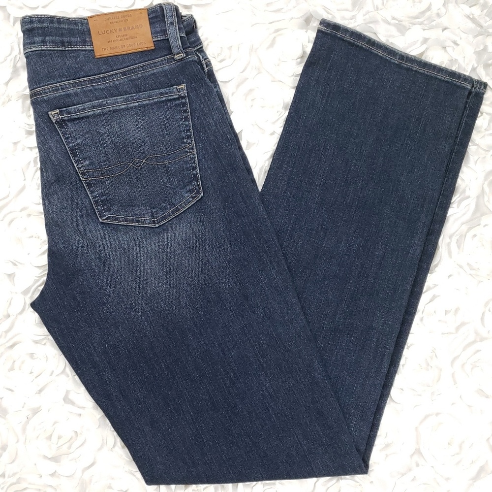 Lucky Brand Sweet Straight Dark Wash Denim Jeans